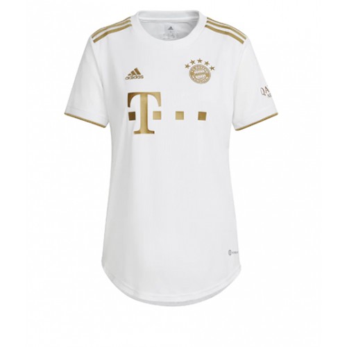 Bayern Munich Matthijs de Ligt #4 Bortedrakt Kvinner 2022-23 Kortermet